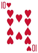 10♥