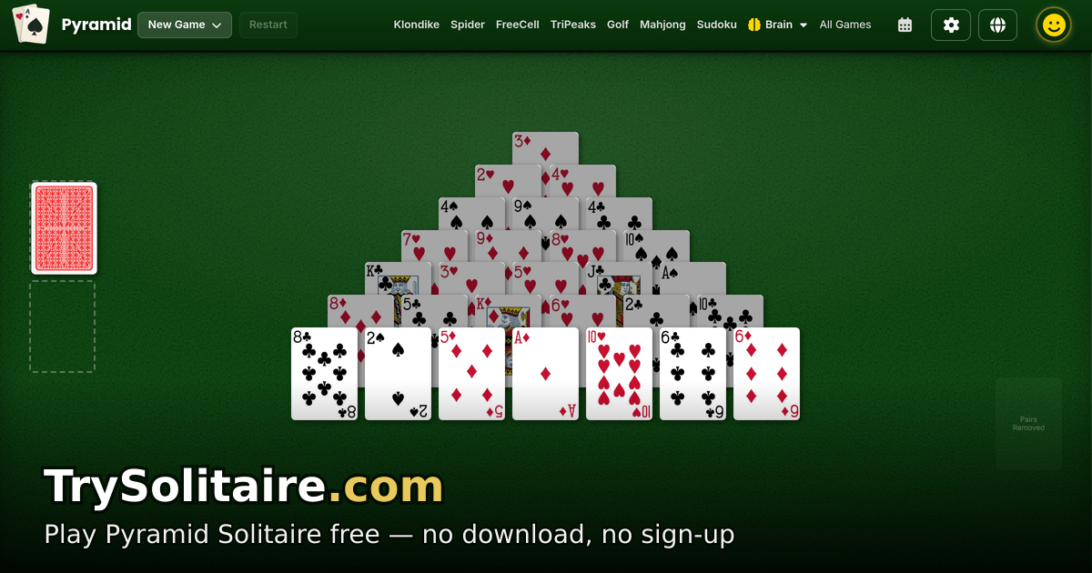 Photo Solitaire Pyramid Solitaire - Play Online & 100% Free | TrySolitaire